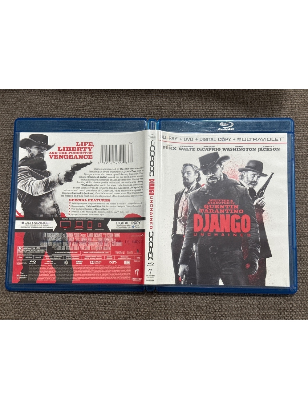 Django Unchained (Blu-ray, DVD, 2012)